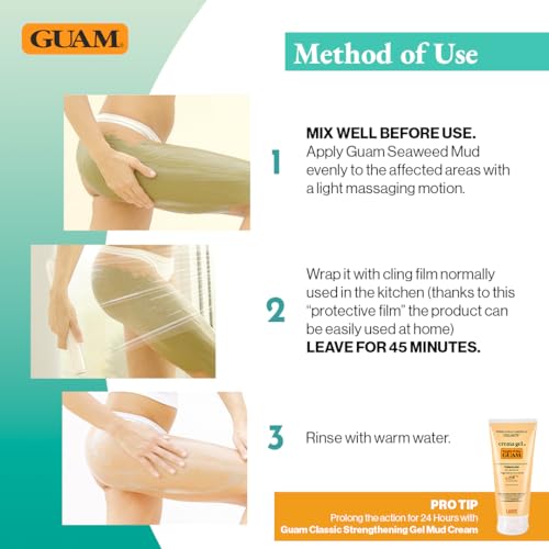 Guam Anti-Cellulite Seaweed Mud Body Wrap with Tourmaline
