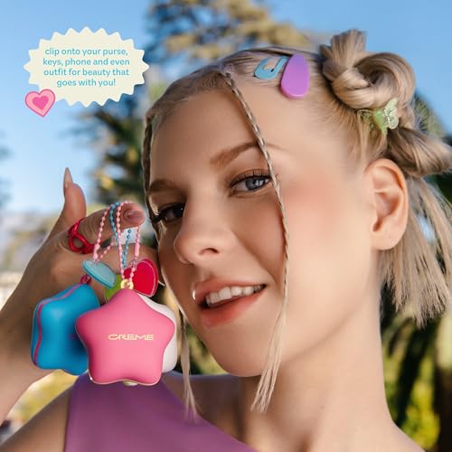 The Cr?me Shop Plush Pout Lip Butter Lip Balm Key Chain Charm | Korean Formula with Peptides and Squalane to Instantly Hydrate, Nourish, Moisturize, and Soften Dry Lips- Original