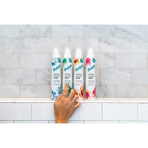 Batiste Waterless Cleansing Foam Cleanse + Shine with Coconut Milk, 3.6 OZ