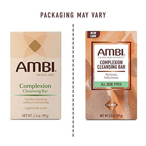 Ambi Complexion Cleansing Bar Soap, 3.5 oz (Pack of 3)