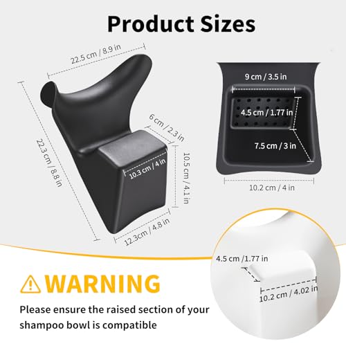 Ergonomic Shampoo Bowl Neck Rest Pad | Salon & Home