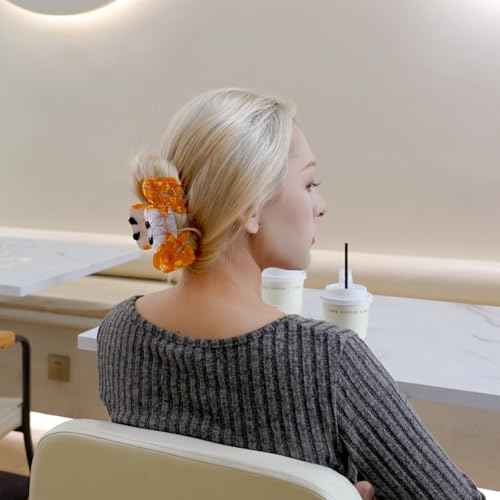 Crab Hair Clips, fun Hair Clips for women Girls, cute beach claw clips Acetate Marine Hair Accessories Gift