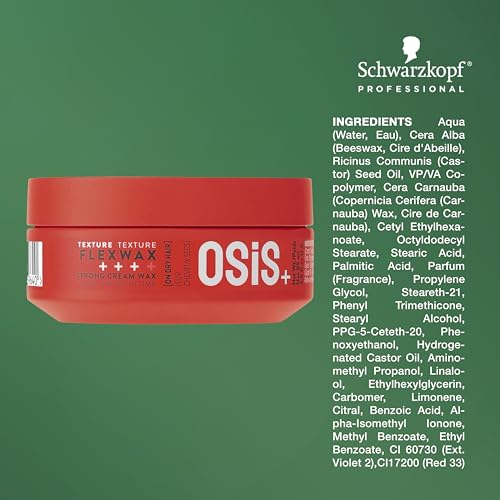 OSiS+ Flexwax Ultra Strong Cream Hair Wax for Styling