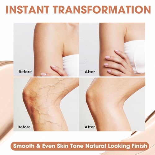 Waterproof Tattoo Cover Up Makeup with Brush - Full Coverage Concealer
