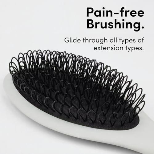 Hair Extension Brush - Loop Detangler for Wigs & Human Hair