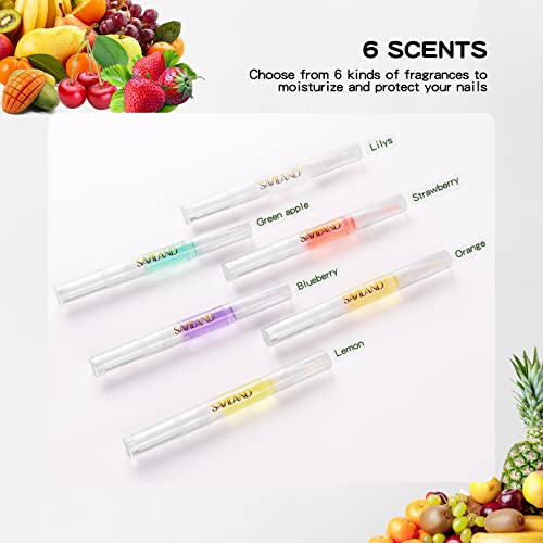 SAVILAND Natural Cuticle Oil Pen Set – Vitamin E & Plant-Based Nourishment for Damaged Nails