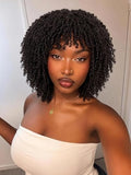 Frodio 10" Dreadlock Wig with Bangs - Micro Twist Glueless Synthetic
