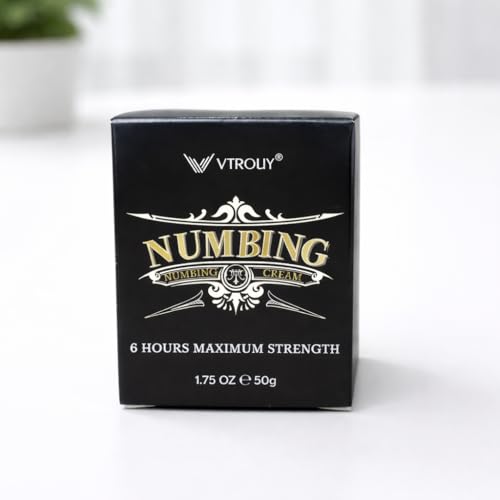 Numbing Cream for skin: Long Lasting with Arnica and Emu Oil 1.46 fl.oz