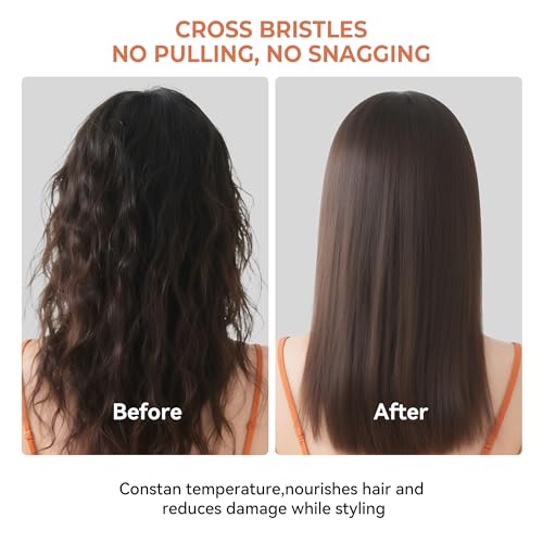 XL Volumizer Hair Dryer Brush 1500W for Thick Curly Hair