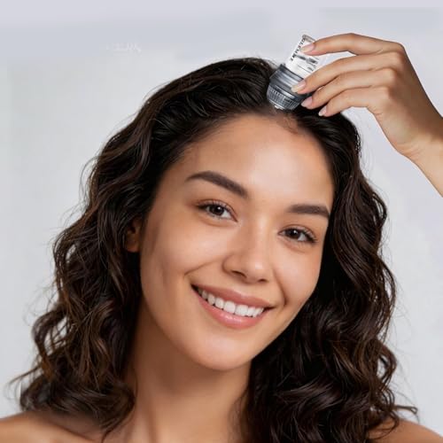 Glemme Micro Infusion Hair Growth Serum System - 6 Week Supply, Reusable Titanium Applicators