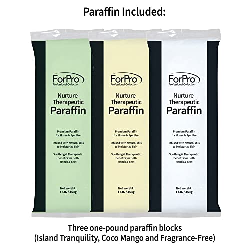 ForPro Digital Paraffin Bath Kit for Hands & Feet with Wax & Mitts