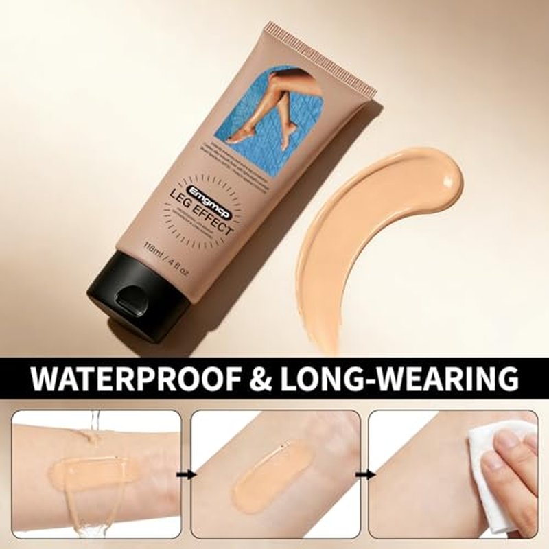 Waterproof Leg Makeup with SPF 30 - Medium Coverage Body Concealer