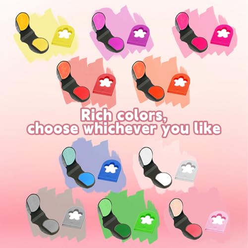 Hair Chalk for Kids 10 Colors Temporary Hair Dye Washable