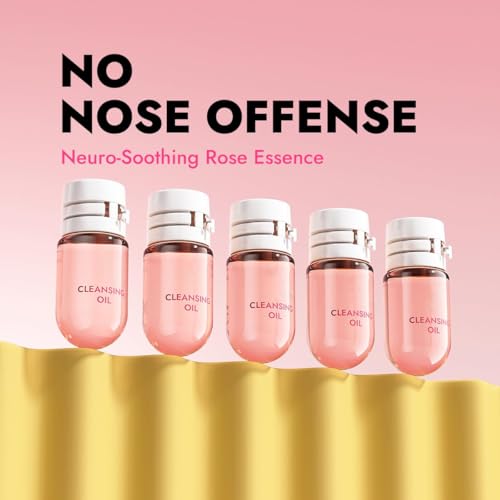 Cleansing Oil Capsules 2ml - 5 Portable Bottles for Travel