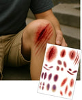 SFX Wound & Bruise Temporary Tattoo Set – 2 A5 Sheets
