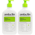 AmLactin Daily Nourish Therapeutic Body Lotion for Dry Skin - No-Scrub Exfoliator and Moisturizer 12% Lactic Acid Lotion,14.1 oz (Packaging May Vary),(Pack of 2)