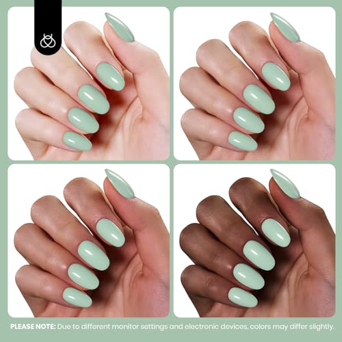 Beetles Sage Green Gel Polish - 15ml Soak Off UV LED