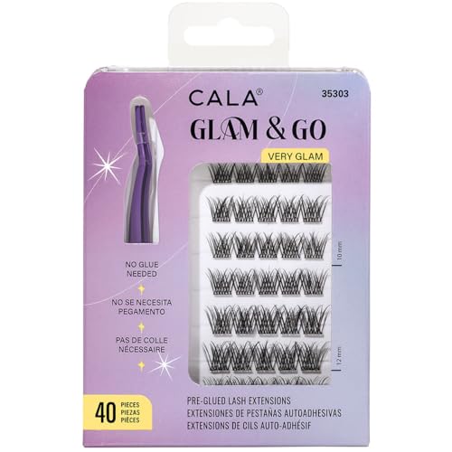 Cala Glam & Go Pre-Glued Lash Clusters - 40 Pack