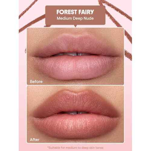 SHEGLAM Cloudline Blur Lip Liner Long Lasting,Vegan & Cruelty-Free Lip Stain-Forest Fairy