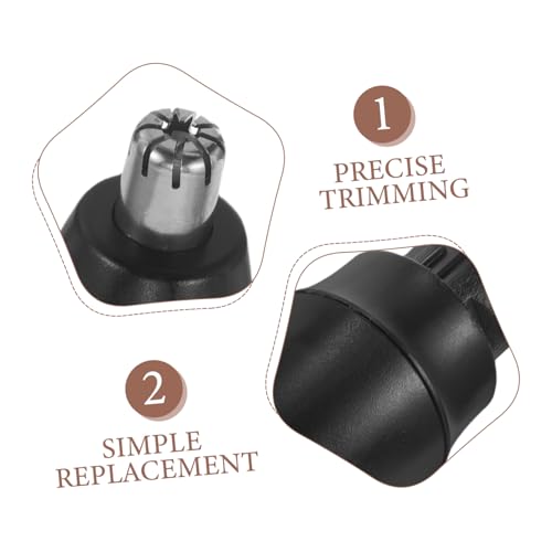 Nose Hair Trimmer Head: Replacement Electric Nose Hair Clipper Head Accessory Precision Grooming Attachment for Men