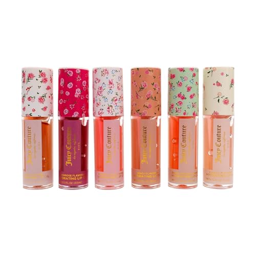 Juicy Couture Kids Lip Oil Set, 6 Pack Hydrating Tinted