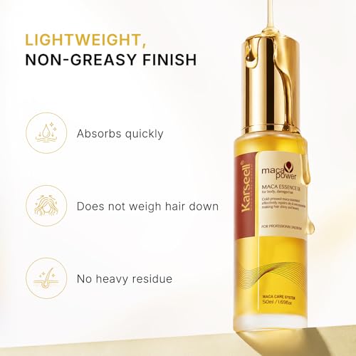 Karseell Moroccan Argan Oil Hair Serum 50ml | Dry Damaged Hair