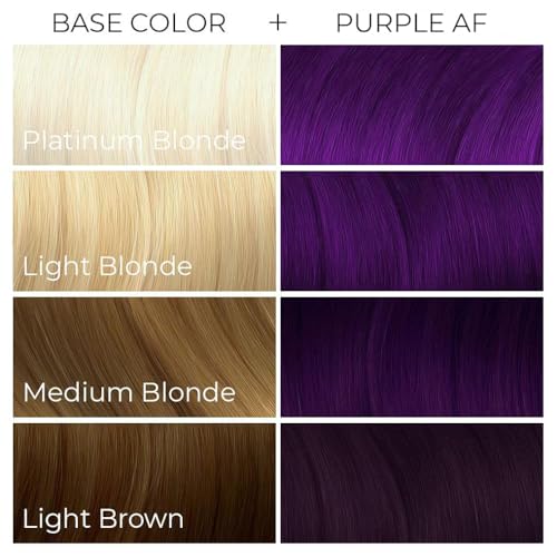 Arctic Fox Purple AF Hair Dye - 2 x 4 oz (Pack of 2), Vegan, Ammonia-Free