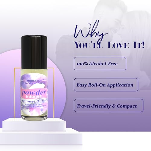 Powder Intense Fragrance Oil 1 Oz Roll-On Unisex