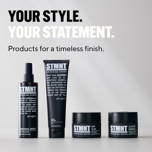 STMNT Classic Pomade 3.38 oz - Strong Hold, Natural Shine