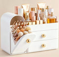 HBlife Makeup Organizer with Brush Holder & Drawers