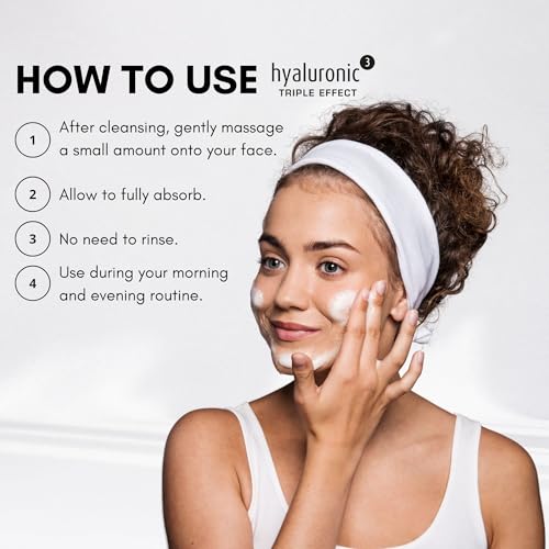 ?tre belle Hyaluronic Triple Effect Tonic Mousse, Skin Care for Women, Hydrating Toner Foam, Made with Hyaluronic Acid, Witch Hazel & Kiwi Extract for All Skin Types, 100 mL