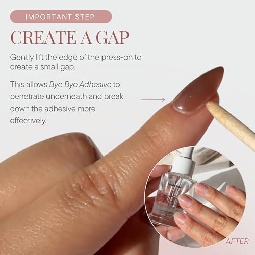Celebritips Press-On Nail Glue Remover - Gentle & Acetone-Free Liquid, 30ml