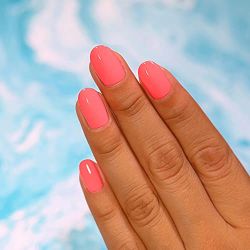 ILNP Summer Warm Neon Coral Pink Nail Polish