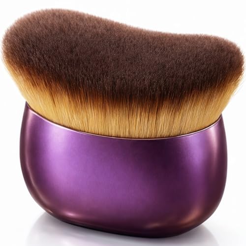 Self Tanner Brush, Self Tanning Applicator Face & Body Makeup Brush, Kabuki Foundation Brush, Body Bronzer Blending Brush for Legs Makeup Applicator for Liquid Cream & Powder Streak Free Even Coverage