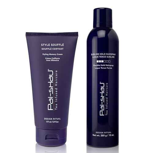 Pai-Shau Style Souffl? & Sublime Hold Hairspray - Hair Styling, Frizz Tamer for Damp and Dry Hair with Antioxidants to Maintain Hair Integrity - Flexible & Medium Hold Hair Spray for Women