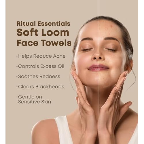 Disposable Face Towelettes XL, Unscented Cleansing Wipes, Biodegradeable, Clean Dry Wipes, Soft Facial Towel, 50 Count