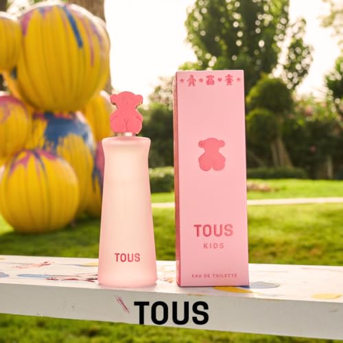 TOUS Kids Citrus Eau de Toilette for Girls, Fresh Floral & Fruity 3.4 Fl Oz
