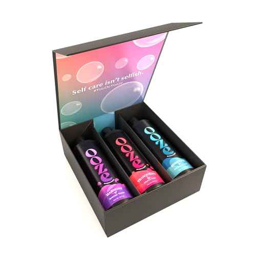 OOZE Bubble Bath Set for Women (16oz ea) Lavender, Eucalyptus & Passion Fruit - Bath and Body Spa Gift Set, Spa Gift for Her - Zero Parabens, Cruelty-Free, Made in The USA