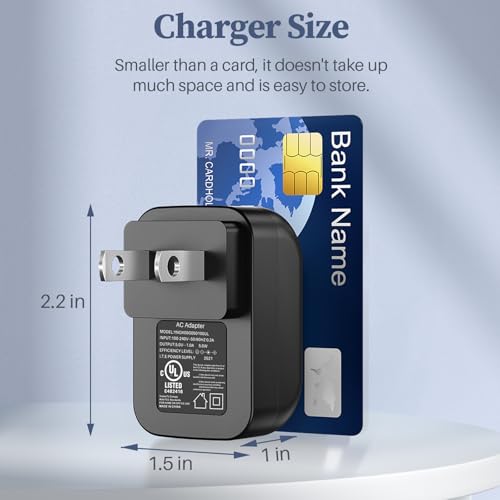5V Charger for Skull Shaver Power Cord Compatible with Pitbull Gold/Silver Pro Rechargeable Clipper AC Adapter for Butterfly Kiss Cordless Trimmer DC Adaptor Supply