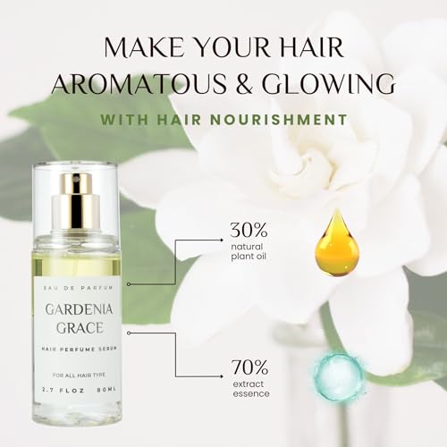 benatu Gardenia Hair Perfume Mist | Long-Lasting Fragrance & Hydration | 2.7 fl oz