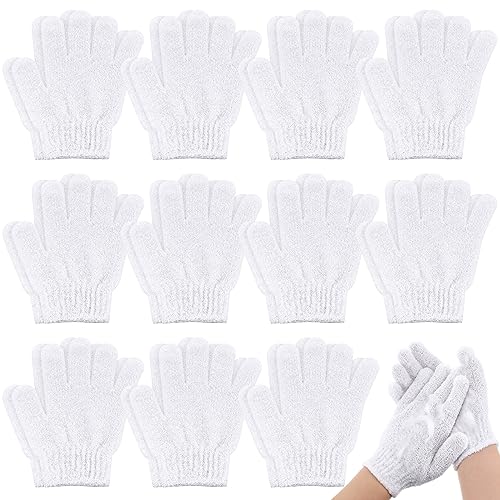 Ramede 30 Pair Exfoliating Bath Gloves - Nylon Shower Scrubber