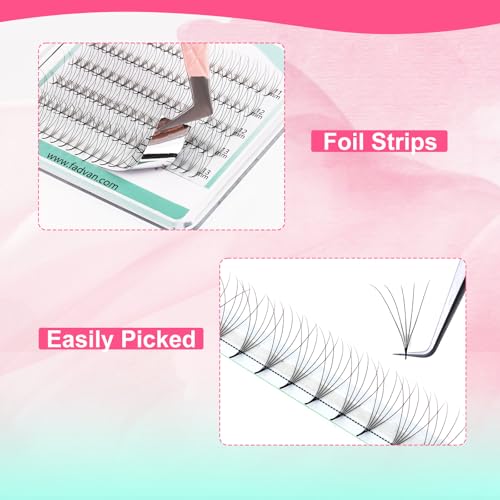 FADVAN 5D Premade Lash Fans 0.07 - 120PCS Volume Extensions
