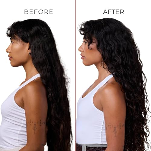 Bounce Curl Ruby Volume EdgeLift 5-in-1 Curl Styling Brush for Defined, Airy Curls