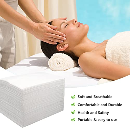 100 Pack Disposable Massage Table Sheets - Soft Non-Woven Spa Covers, 31" x 71"