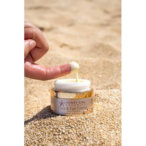 Honey Girl Organics Extra Sensitive Face and Eye Creme, 1.75 Fluid Ounce