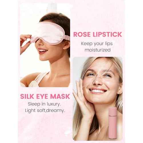 16Pcs Rose Spa Kit - Relaxing Bath & Body Care Gift Set with Bath Bombs & Lotions for Women. The Perfect Mother's Day Birthday Christmas or Thank You Gift for Mom Wife Friend Relaxing Home Spa Set