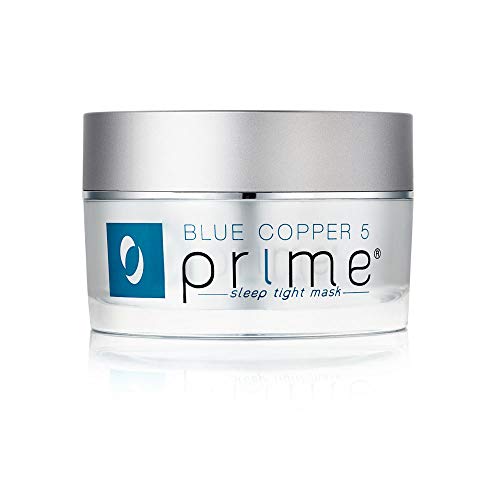 Osmotics Blue Copper 5 Prime Sleep Tight Mask 1.7oz - Visibly Tighter, Lifted, & Hydrated Skin, Targeting Signs of Aging, Plumping Fine Lines, and Promoting a Healthy, Radiant Glow for All Skin Types