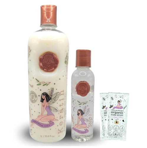 Organic Keratin Hair Straightening Treatment 1L