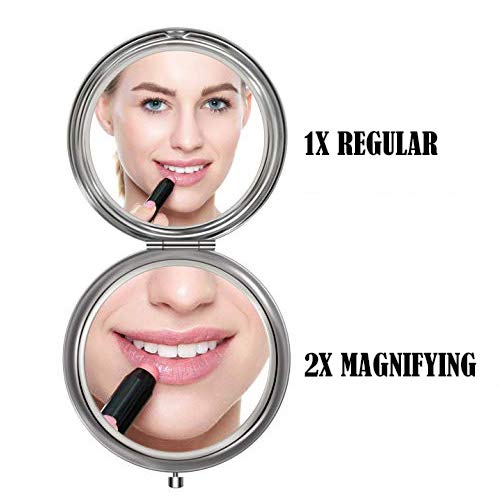 Daughter Gifts from Mom and Dad on Wedding Day, Graduation and Birthday Gifts for Girls, Compact Makeup Mirror (Mir-Daughter-Journey)