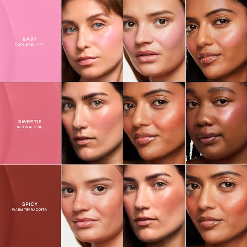 Saie Dew Liquid Blush Trio - Hydrating Cream Blush Sticks